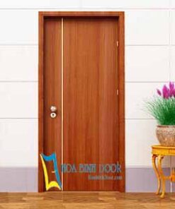 Cửa gỗ công nghiệp MDF phủ veneer KD.P1R1A