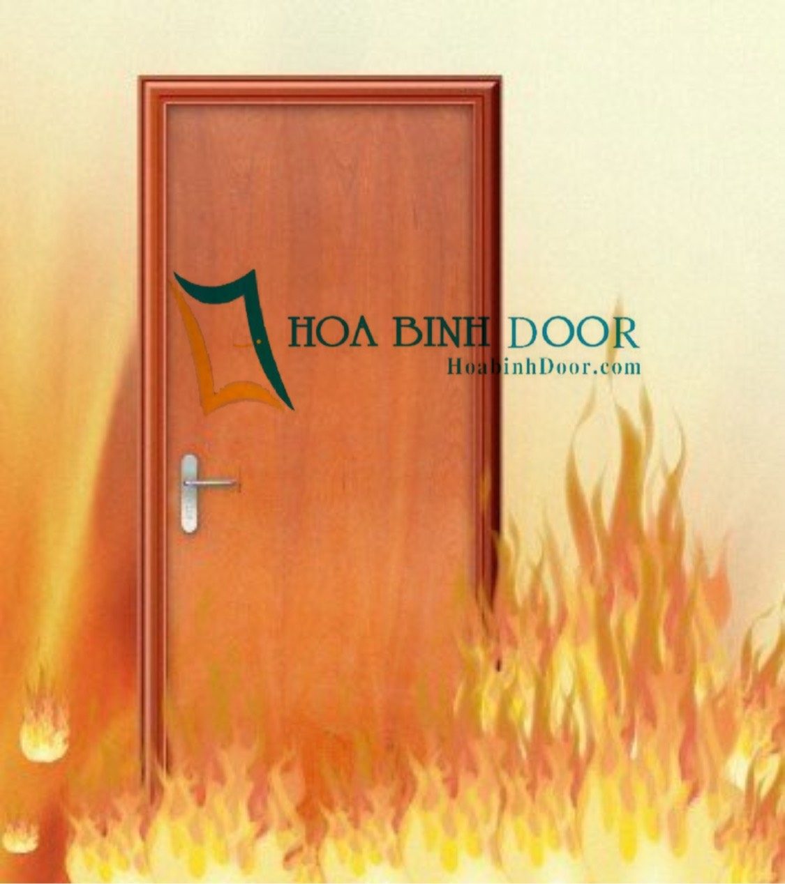 cửa gỗ chống cháy