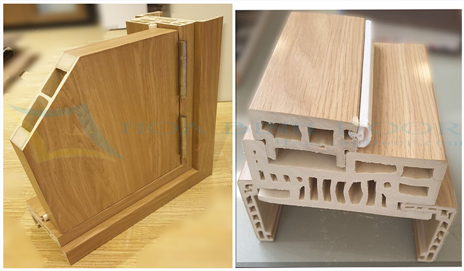Đặc điểm cấu tạo cửa nhựa gỗ Composite