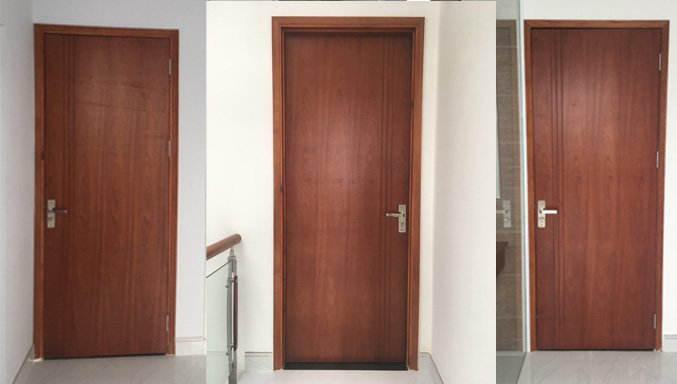 Mẫu cửa gỗ công nghiệp - Cửa gỗ giá rẻ được quan tâm nhiều nhất