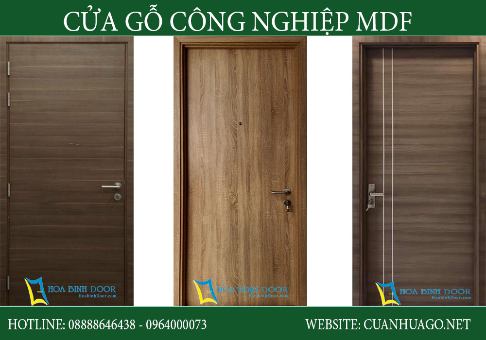 Đặc điểm cấu tạo cửa gỗ công nghiệp MDF | Cửa gỗ siêu bền