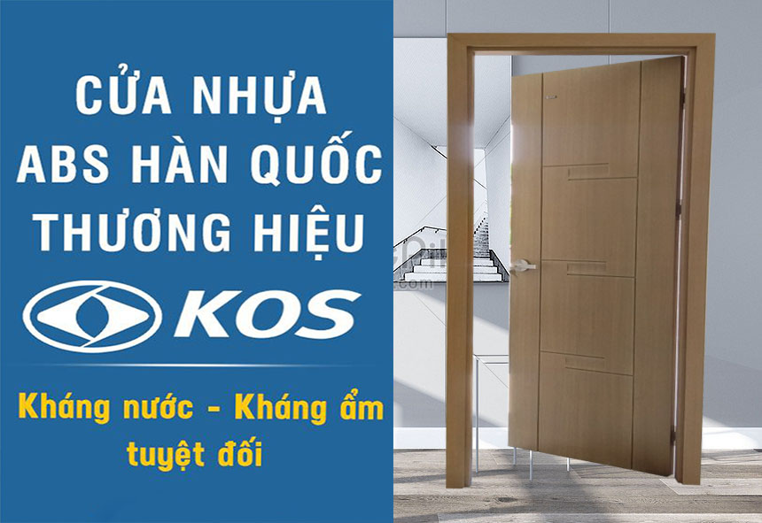 Ưu điểm cửa nhựa gỗ ABS Hàn Quốc | Thương hiệu KOS chính hãng