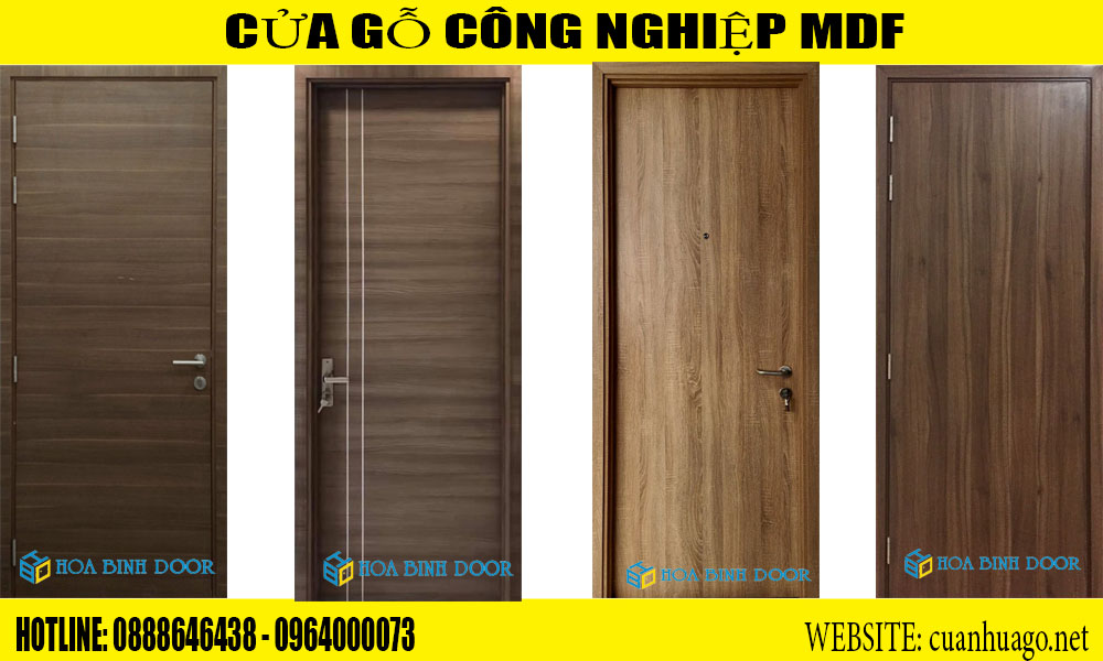 Nội, ngoại thất: Cửa gỗ công nghiệp MDF được cấu tạo như thế nào? S