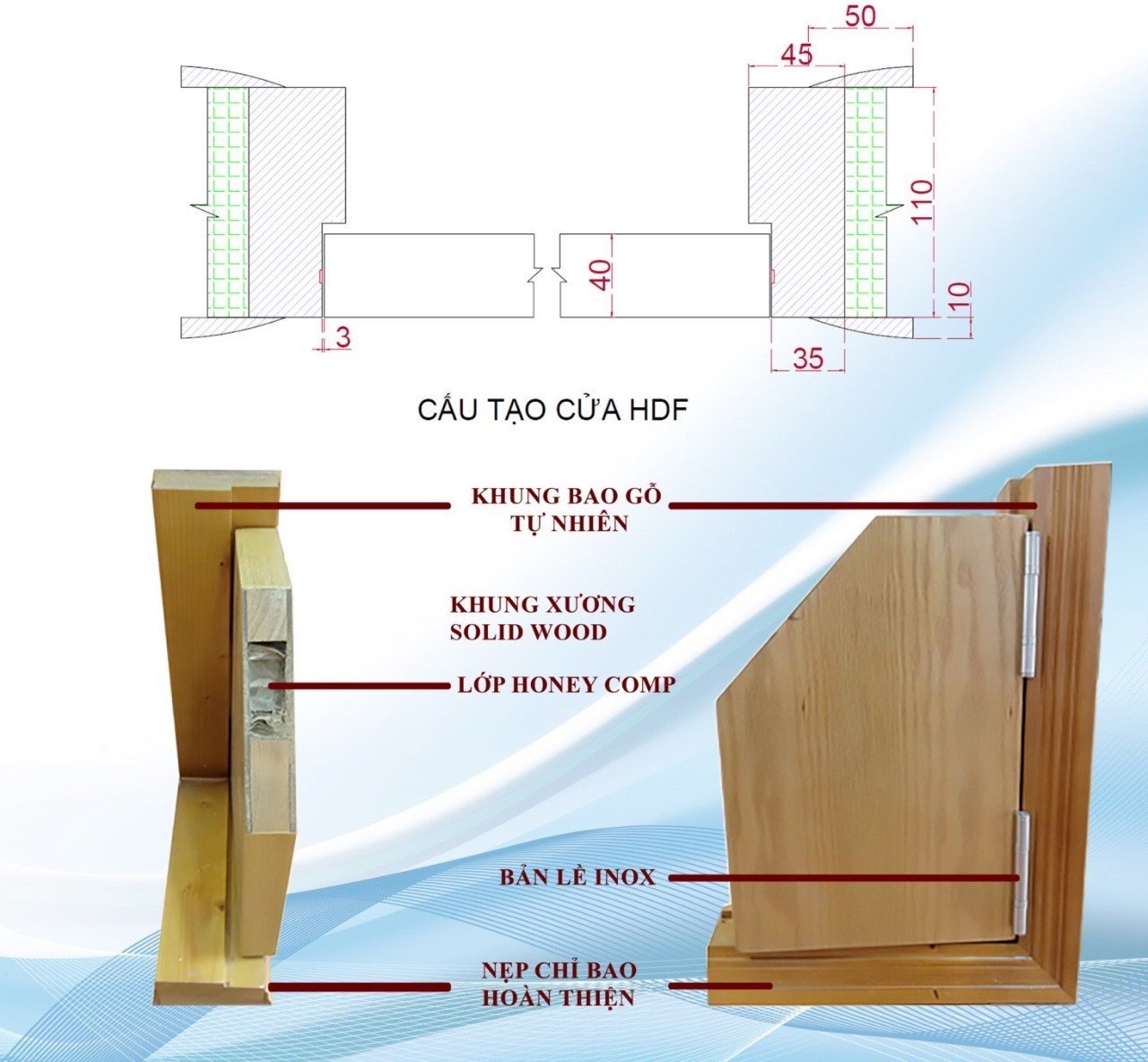 cửa gỗ hdf quận 2